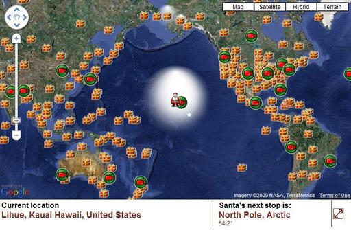 ПВО Северной Америки наблюдает за передвижениями Санта Клауса