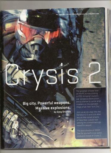 Crysis 2 - Новые сканы Crysis 2 