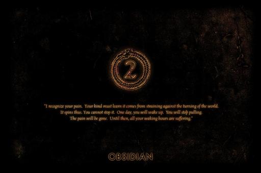 Обновление сайта Obsidian до анонса новой игры осталось 2 дня!